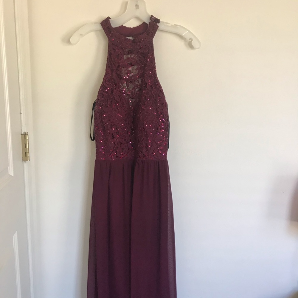 Maroon Prom Dress